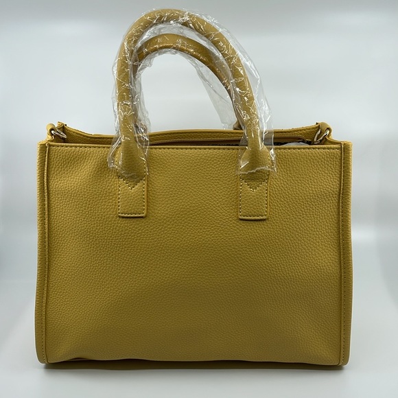 Suede satchel bag•Mod Cloth - Picture 5 of 8